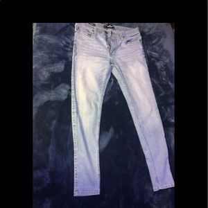 Light blue non ripped jeans